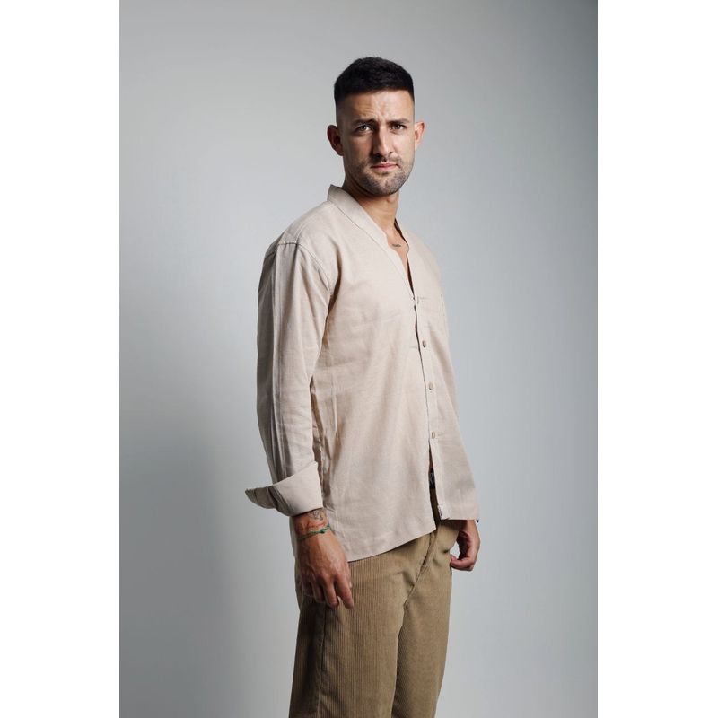 UNCOLOR - Camisa En Lino con botones