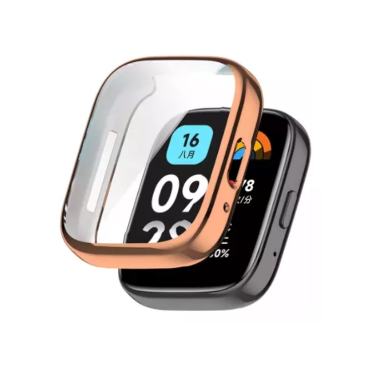 GENERICO - Funda Case Para Xiaomi Redmi Watch 3 Active-Oro rosa