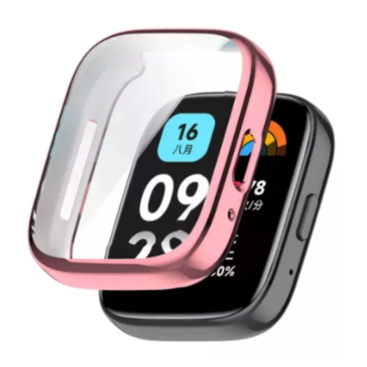 GENERICO - Funda Case Para Xiaomi Redmi Watch 3 Active-Rosa