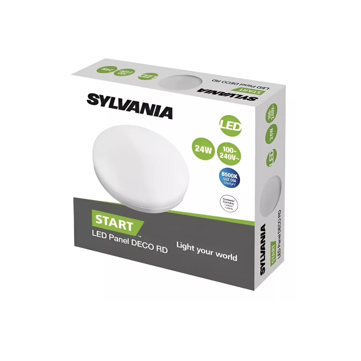 SYLVANIA - Panel Led Sin Borde Silvania 24w Luz Fria 6500k Sobreponer