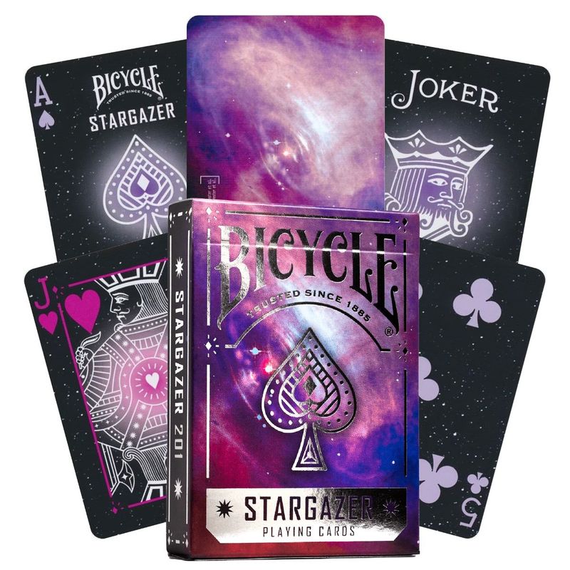 BICYCLE - Baraja Stargazer 201 Morado Bicycle Universo Cartas Naipe Poker