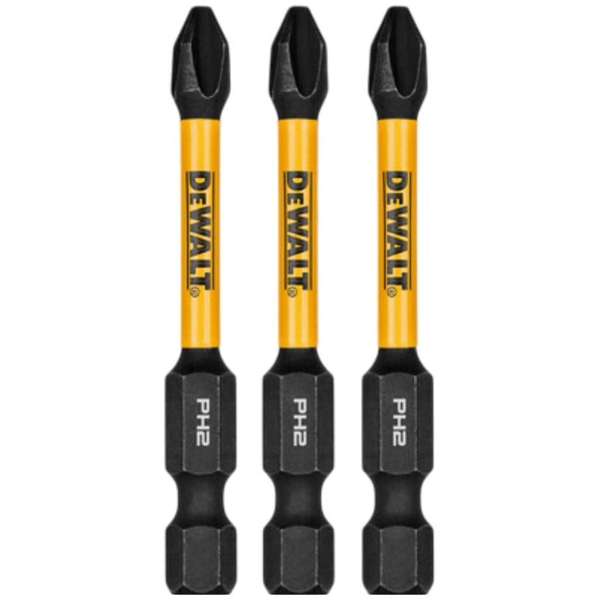 DEWALT - Punta ph2 flextorq x 2-1/4" juego x 3 unidades