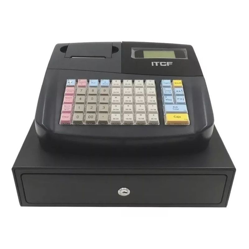 GENERICO - Caja Registradora Itcf-5e 6000 Codigos 40 Departamentos Iva