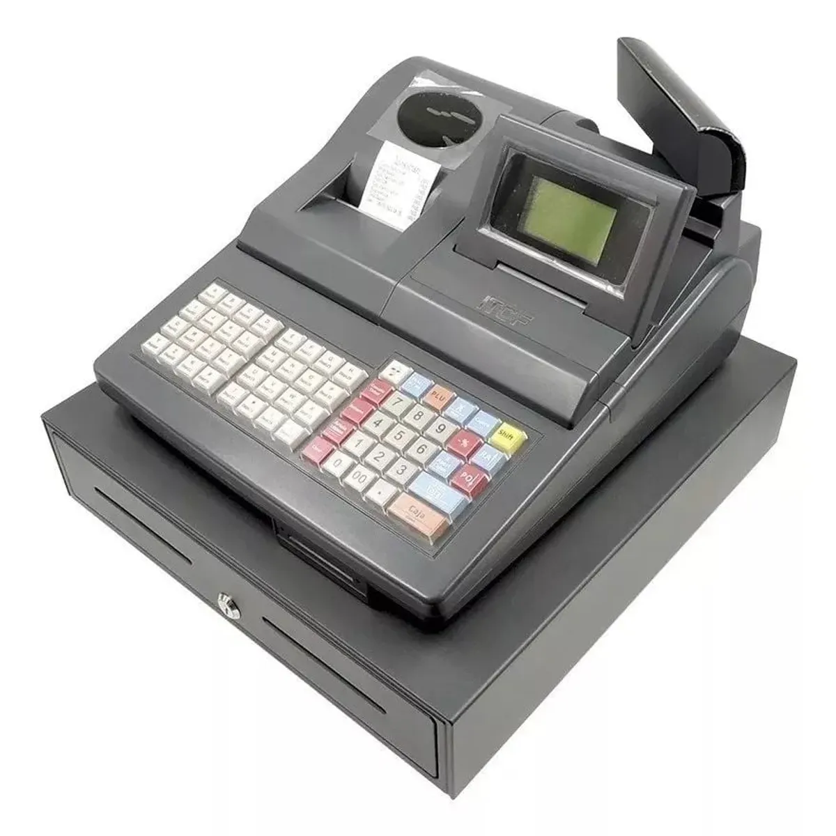 GENERICO - Caja Registradora Para Negocio Itcf-6e Doble Pantalla 40 Dep