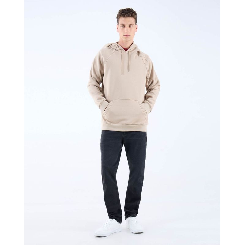 Buzo Para Hombre Hoodie Color Camel Marca Seven Seven #45060696