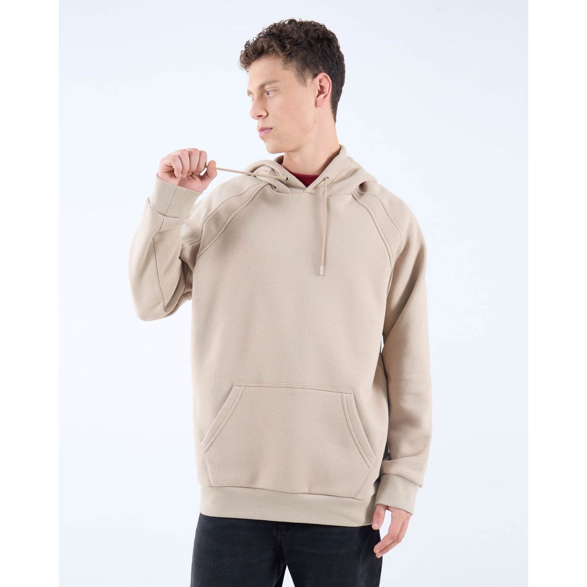 SEVEN SEVEN - Buzo Para Hombre Hoodie Color Camel Marca Seven Seven #45060696