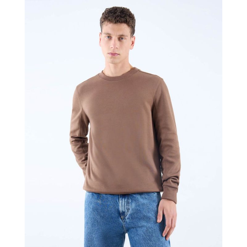 SEVEN SEVEN - Buzo Para Hombre Cuello Redondo Color Cafe  Marca Seven Seven #45060691