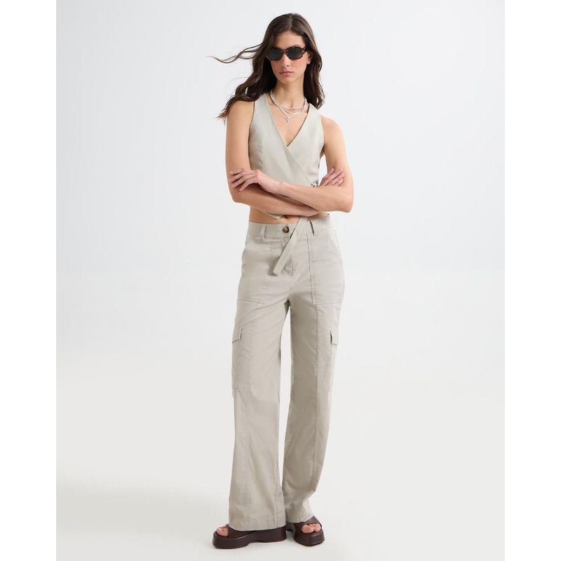 SEVEN SEVEN - Pantalon Para Mujer  Color Gris Claro Marca Seven Seven #28071827