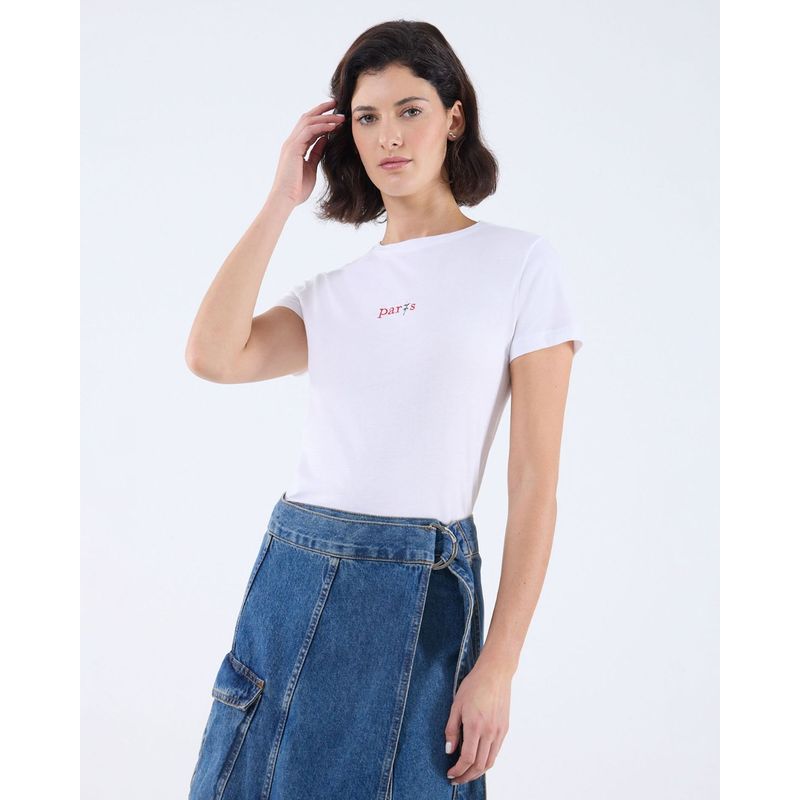 SEVEN SEVEN - Camiseta Para Mujer Manga Corta Color Crudo Marca Seven Seven #28096083