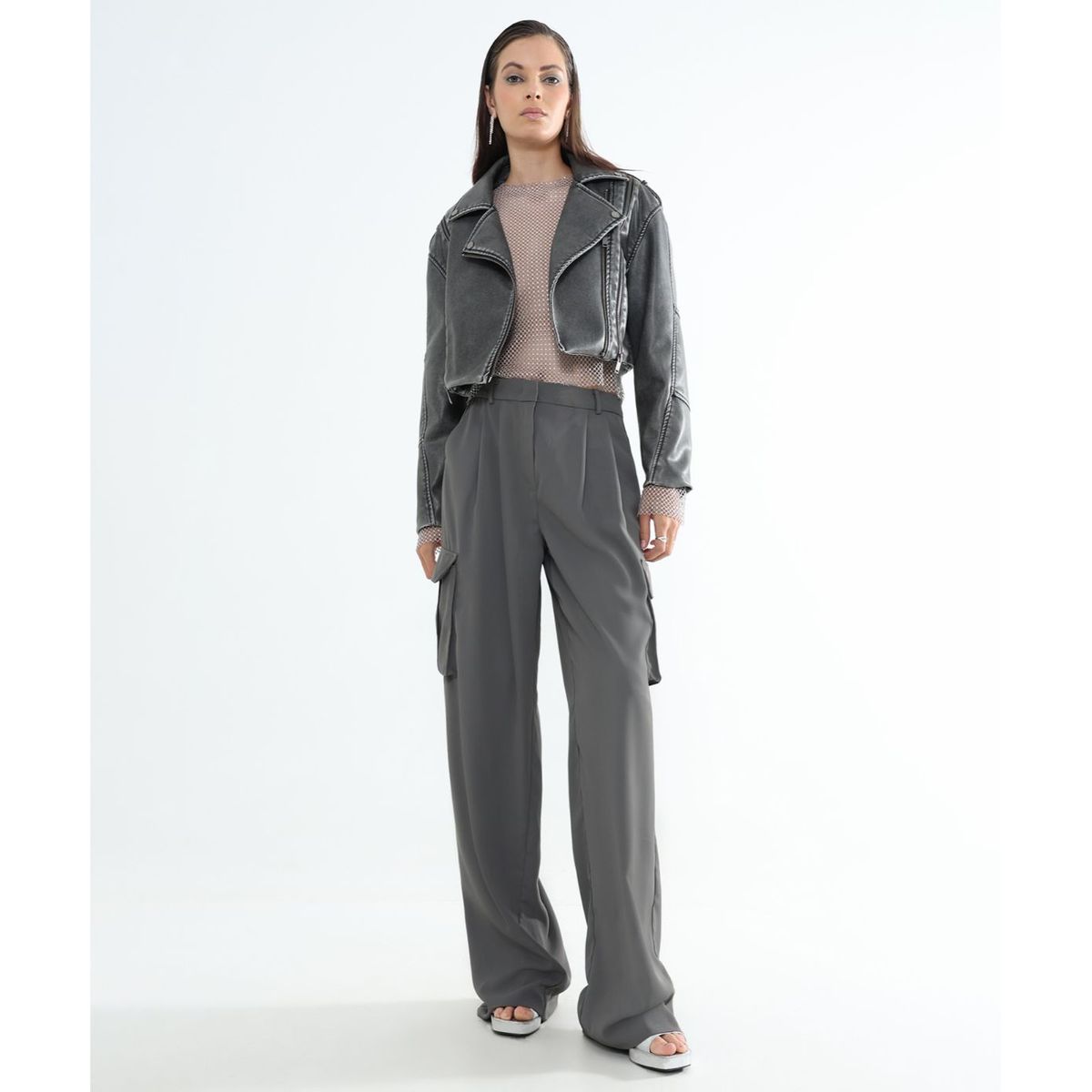 SEVEN SEVEN - Pantalon Para Mujer  Color Gris Oscuro Marca Seven Seven #28071813