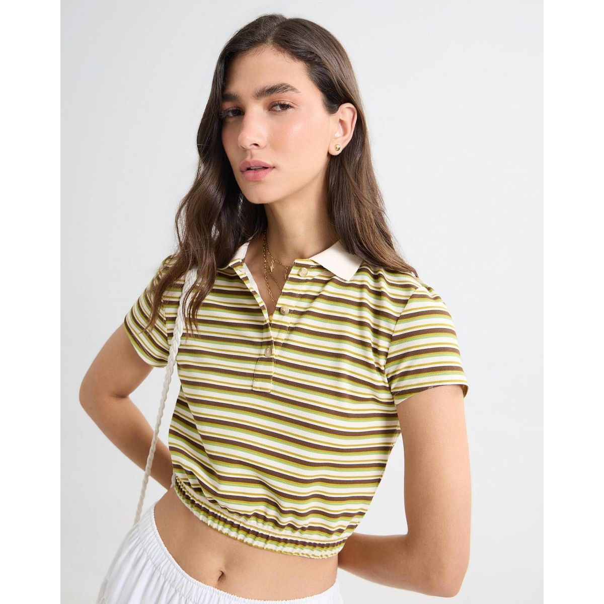 SEVEN SEVEN - Camiseta Para Mujer Manga Corta Color Cafe Oscuro Marca Seven Seven #28096137