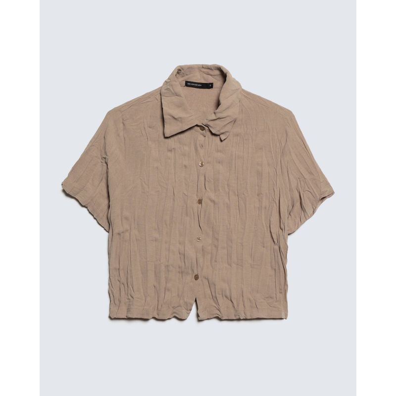 SEVEN SEVEN - Blusa Para Mujer Manga Corta Color Avena Marca Seven Seven #28123957