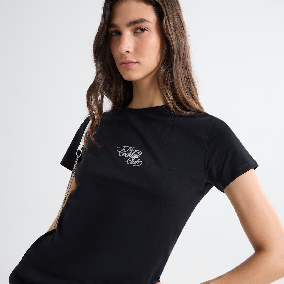 SEVEN SEVEN - Camiseta Para Mujer Manga Corta Color Negro Marca Seven Seven #28096092