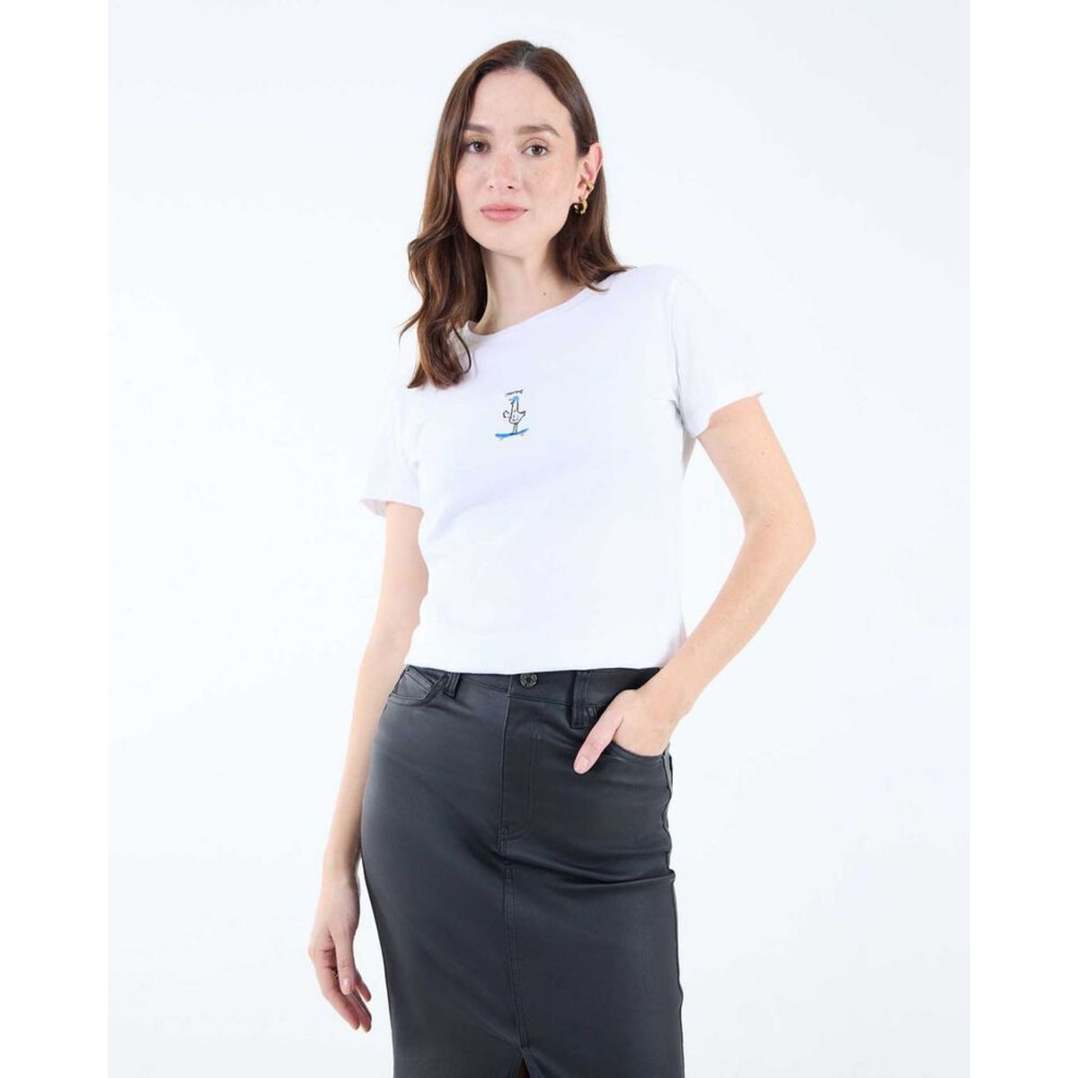 SEVEN SEVEN - Camiseta Para Mujer Manga Corta Color Crudo Marca Seven Seven #28096084