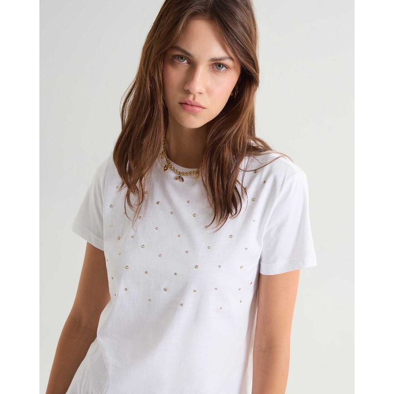 SEVEN SEVEN - Camiseta Para Mujer Manga Corta Color Crudo Marca Seven Seven #28096075