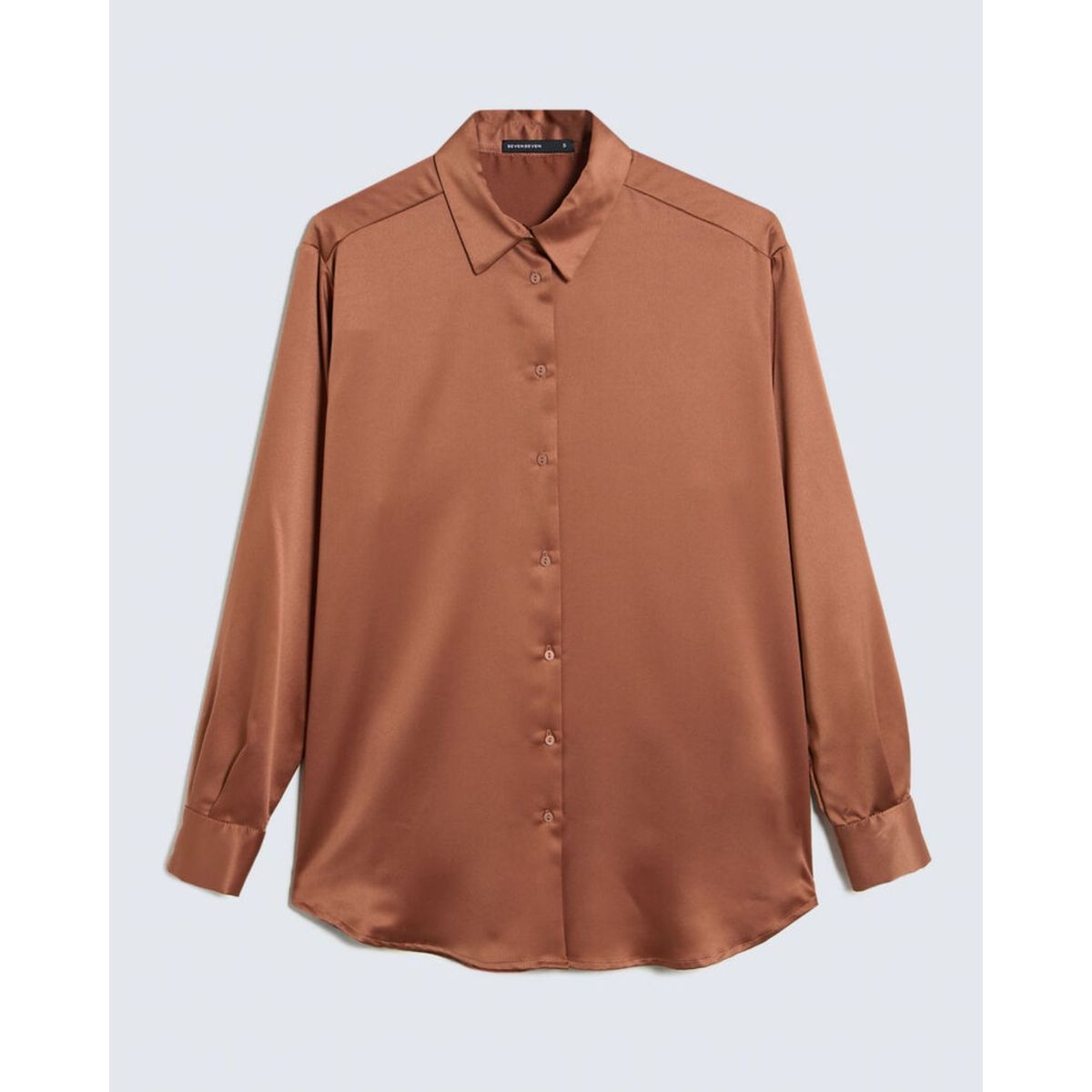 SEVEN SEVEN - Blusa Para Mujer Manga Larga Color Cafe  Marca Seven Seven #28123993