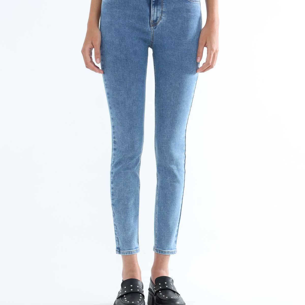 SEVEN SEVEN - Jean Para Mujer Curvy Color Azul Medio Marca Seven Seven #28160843