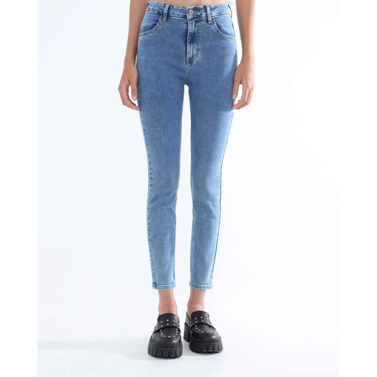 SEVEN SEVEN - Jean Para Mujer Curvy Color Azul Medio Marca Seven Seven #28160843