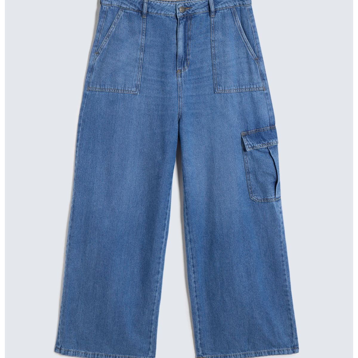 SEVEN SEVEN - Jean Para Mujer Cargo Color Azul Medio Marca Seven Seven #28160859