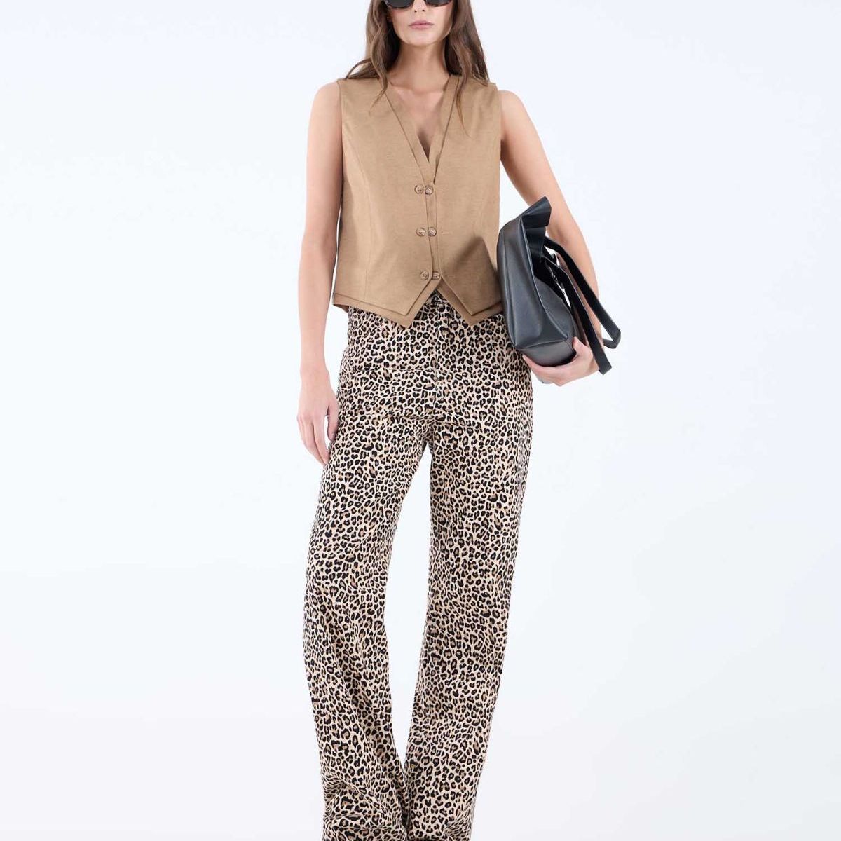 SEVEN SEVEN - Chaleco Para Mujer  Color Camel Marca Seven Seven #28250119