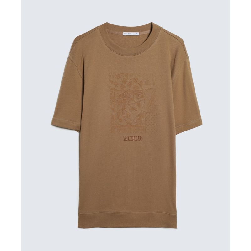 SEVEN SEVEN - Camiseta Para Hombre Manga Corta Color Camel Marca Seven Seven #45092644