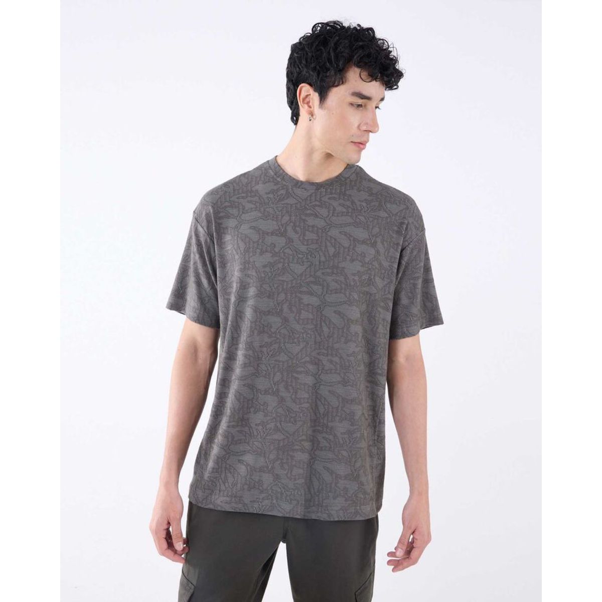 SEVEN SEVEN - Camiseta Para Hombre Manga Corta Color Verde Oscuro Marca Seven Seven #45092588