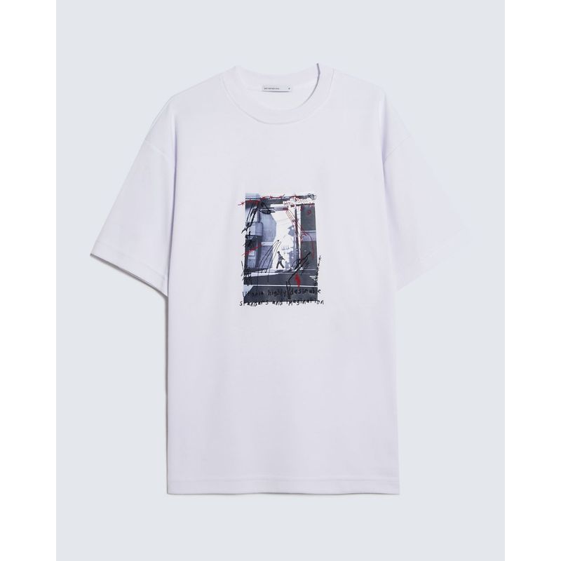 SEVEN SEVEN - Camiseta Para Hombre Manga Corta Color Hueso Marca Seven Seven #45092593