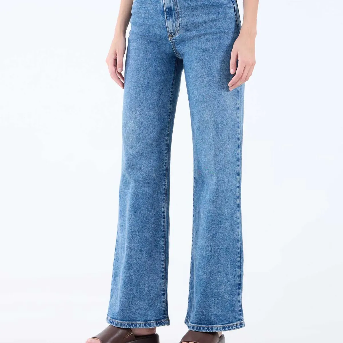 SEVEN SEVEN - Jean Para Mujer Wide-Leg Color Azul Medio Marca Seven Seven #28160896