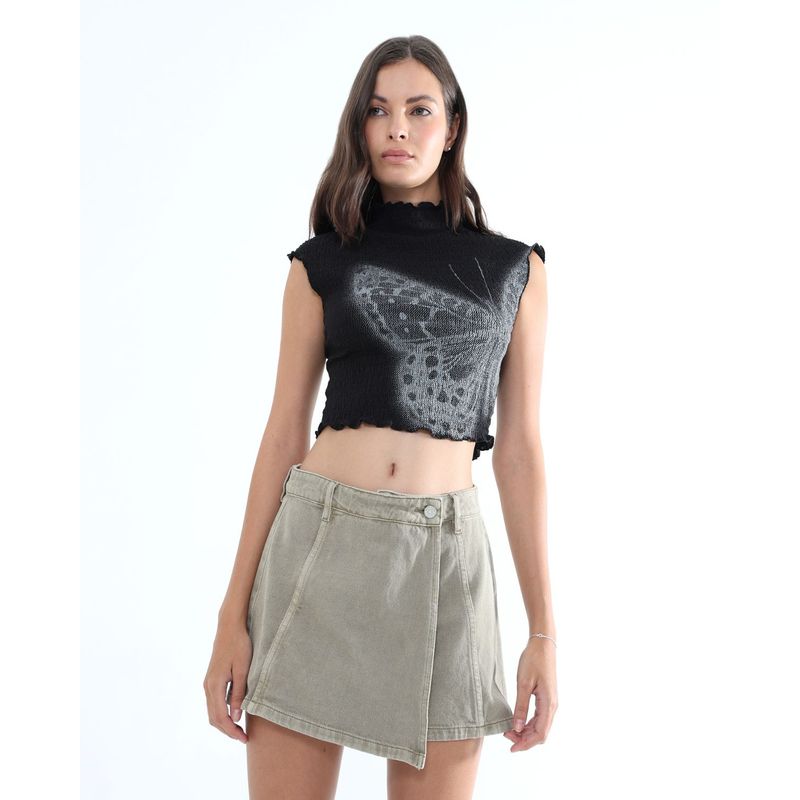SEVEN SEVEN - Short Para Mujer  Color Verde Oliva Marca Seven Seven #28191022