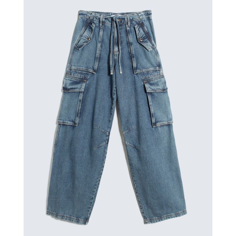 SEVEN SEVEN - Jean Para Mujer Wide-Leg Color Azul Medio Marca Seven Seven #28160875