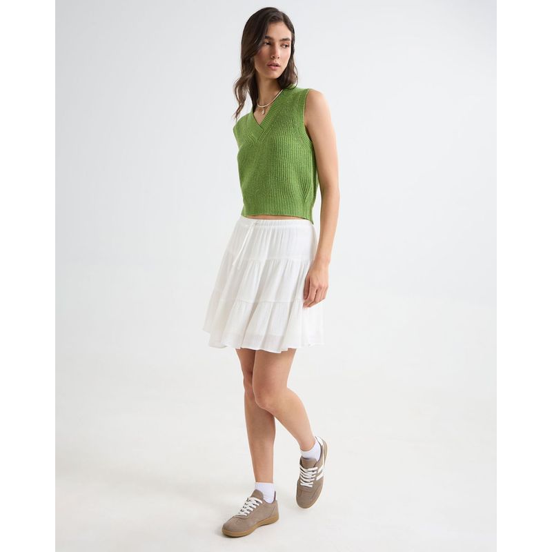 SEVEN SEVEN - Falda Para Mujer Corto Color Crudo Marca Seven Seven #28140906