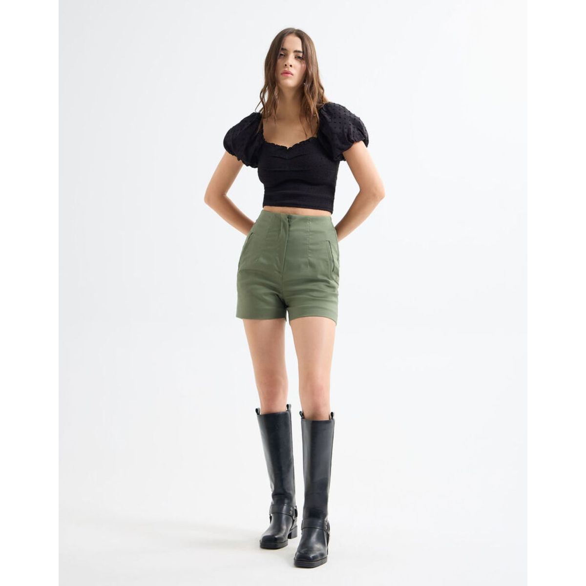 SEVEN SEVEN - Short Para Mujer  Color Verde Oliva Marca Seven Seven #28191039