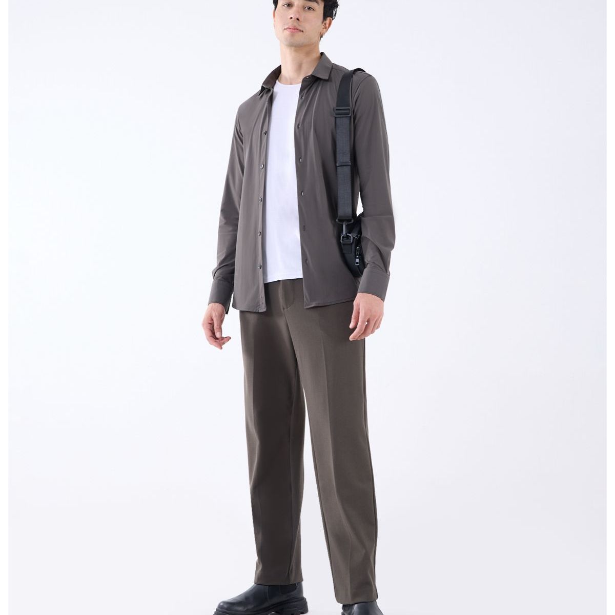 SEVEN SEVEN - Camisa De Hombre  Color Verde Marca Seven Seven #45012065