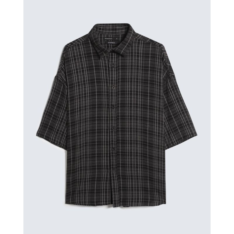 SEVEN SEVEN - Camisa Para Hombre Manga Corta  Color Gris Oscuro Marca Seven Seven #45012086