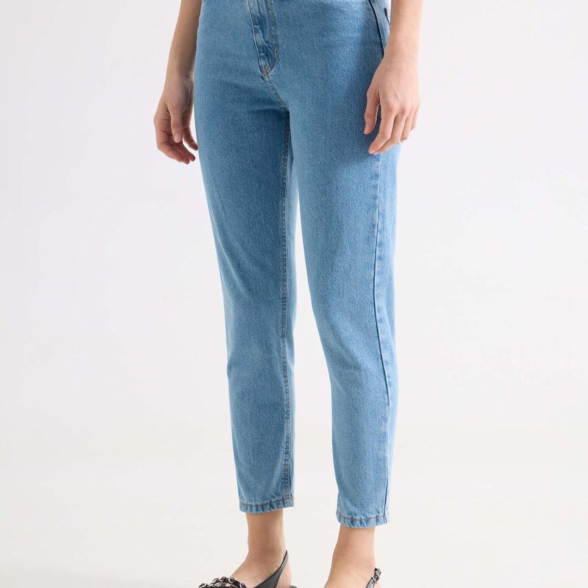 SEVEN SEVEN - Jeans Mom Tono Claro  Para Mujer Azul Seven Seven