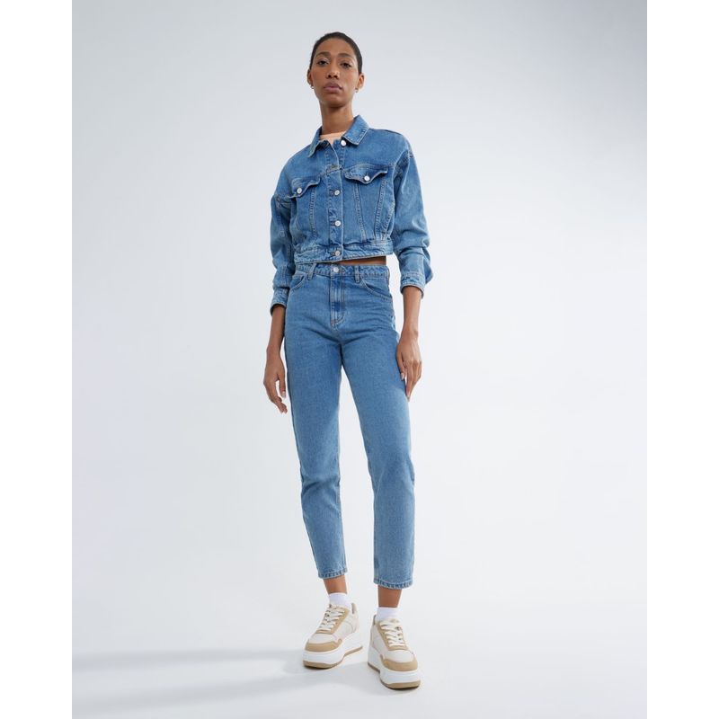SEVEN SEVEN - Jean Para Mujer Mom Color Azul Medio Marca Seven Seven #28160845