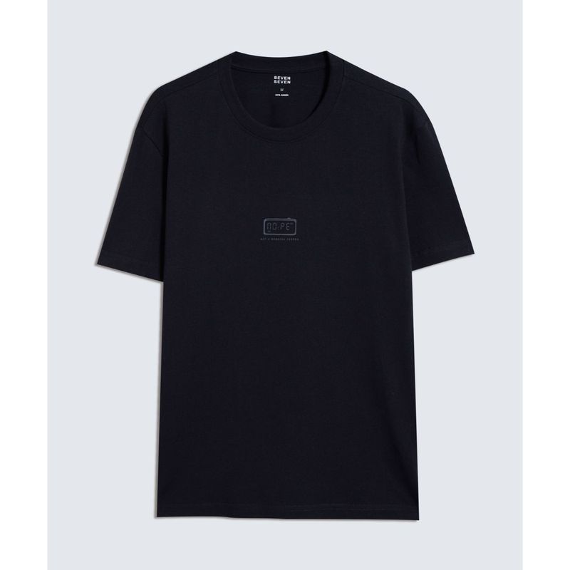 SEVEN SEVEN - Camiseta Para Hombre Manga Corta Color Negro Marca Seven Seven #45092618