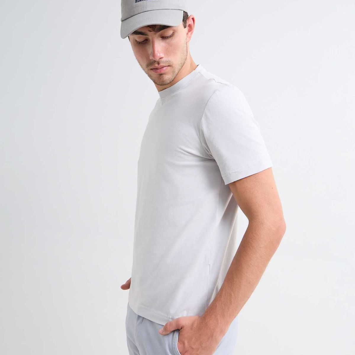 SEVEN SEVEN - Camiseta Para Hombre Manga Corta Color Gris Claro Marca Seven Seven #45092638