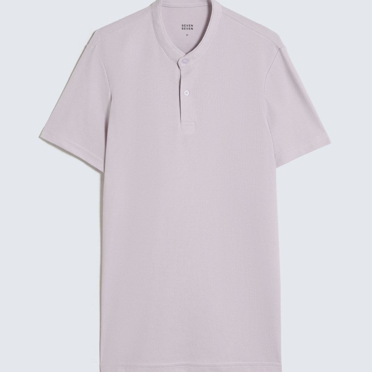 SEVEN SEVEN - Polo Para Hombre Cuello Mao  Color Lila Marca Seven Seven #45110858