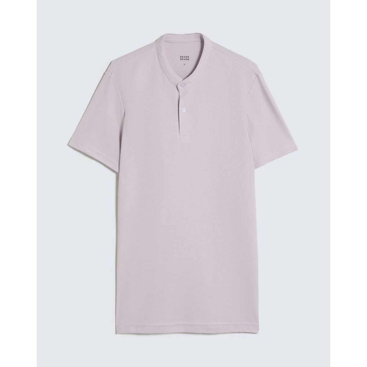 SEVEN SEVEN - Polo Para Hombre Cuello Mao  Color Lila Marca Seven Seven #45110858