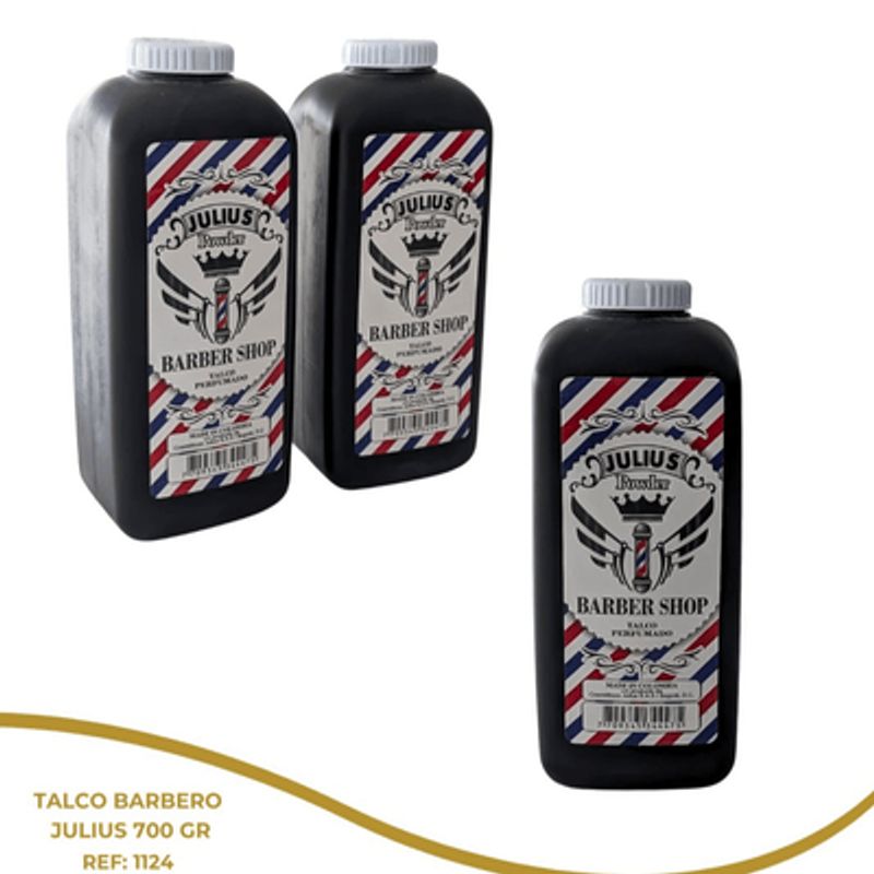 GENERICO - Talco Barber Shop Julius Powder X1Unidad