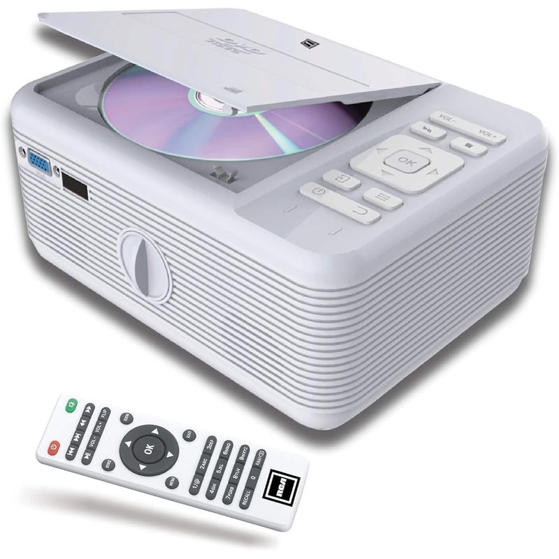 RCA - RCA Proyector RPJ140 con Bluetooth y reproductor de DVD