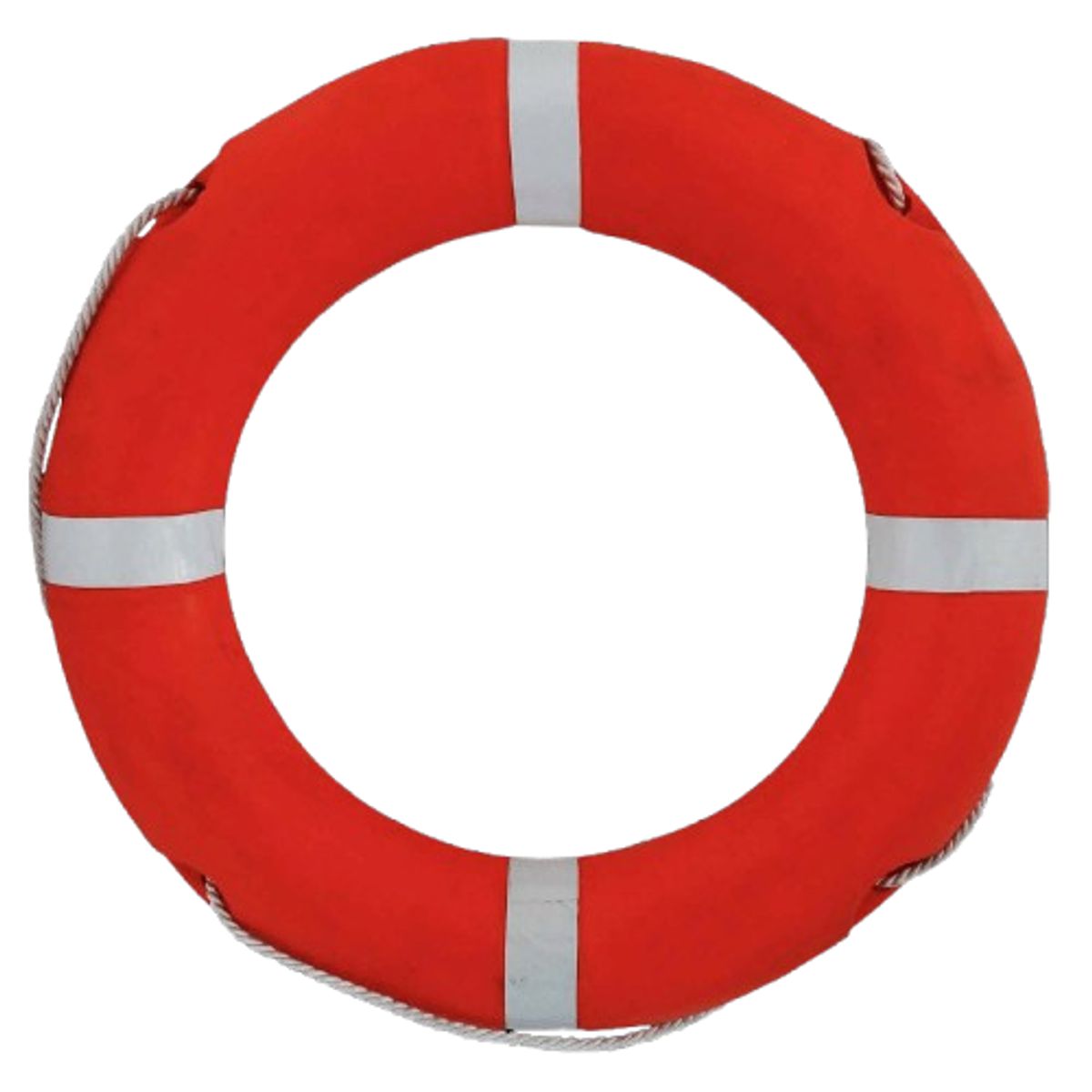 NACIONAL - ARO SALVAVIDAS EN POLIETILENO CON 4 FRANJAS REFLECTIVAS