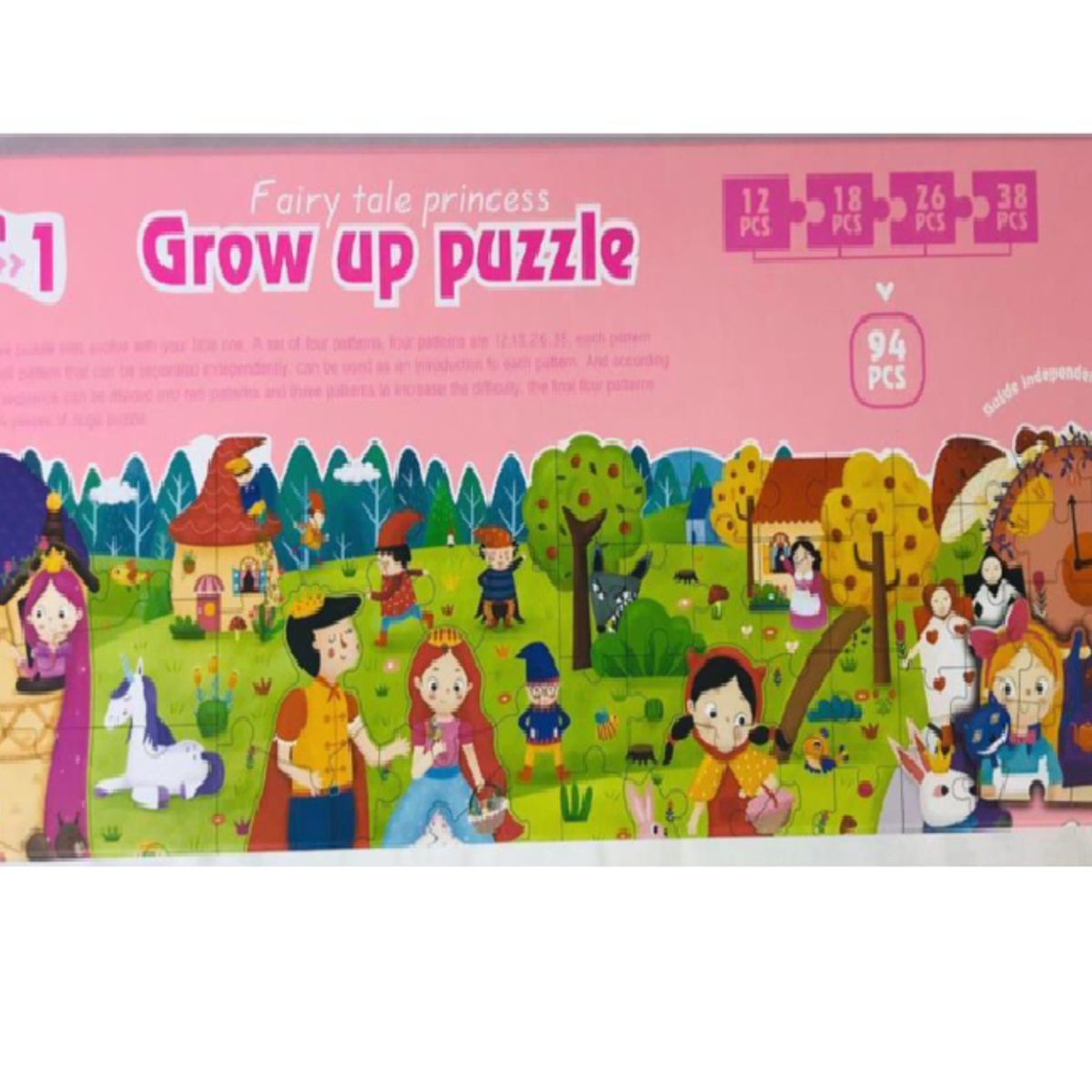 GENERICO - JUEGO ROMPECABEZAS EN MADERA FINO NIÑAS +3 AÑOS PRINCESAS