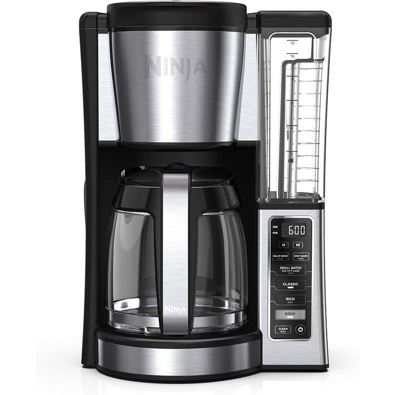 NINJA - Cafetera programable Ninja 12 tazas 2 estilos modelo CE251