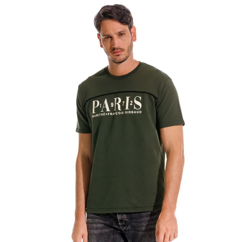 MARITHE FRANCOIS GIRBAUD - Camiseta Manga Corta Para Hombre Le-Monarque Girbaud