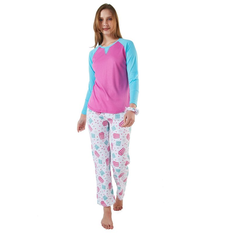 SANTANA - Pijama Mujer Scarlett Morado
