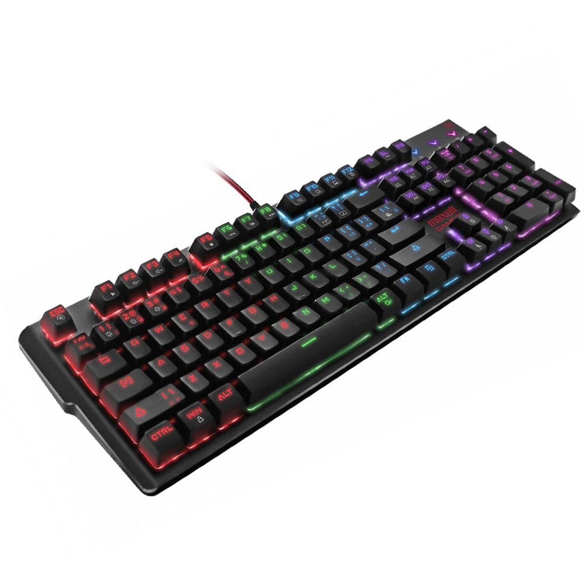 MAXELL - Teclado Maxell  Gaming Mecanico 2.4ghz Iluminado