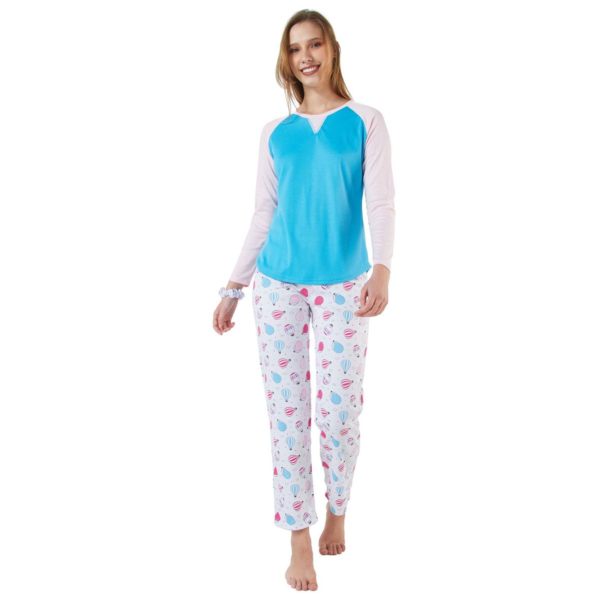 SANTANA - Pijama Mujer Scarlett Azul
