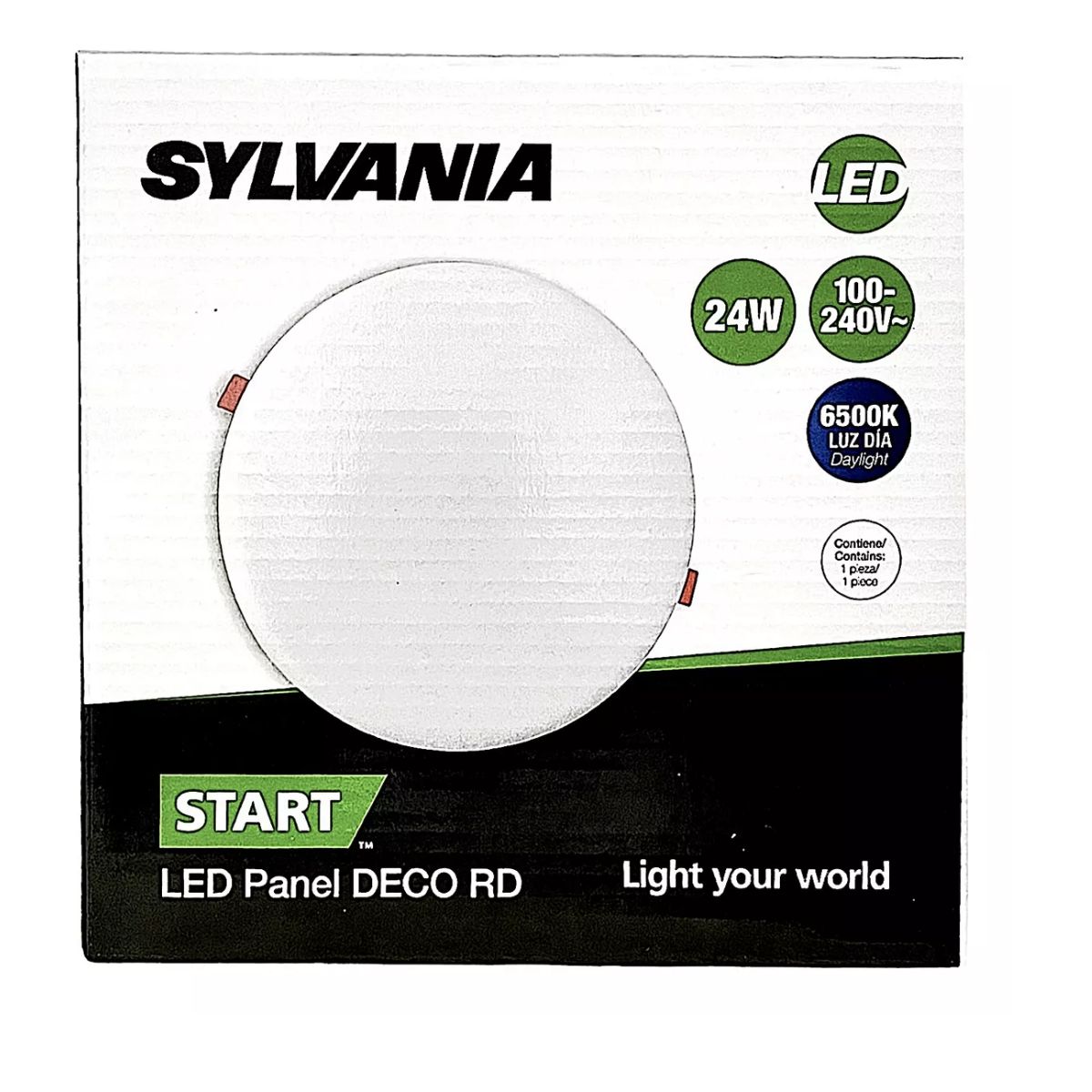 SYLVANIA - Panel Led Sin Borde Silvania 24w Luz Fria 6500k Encajar